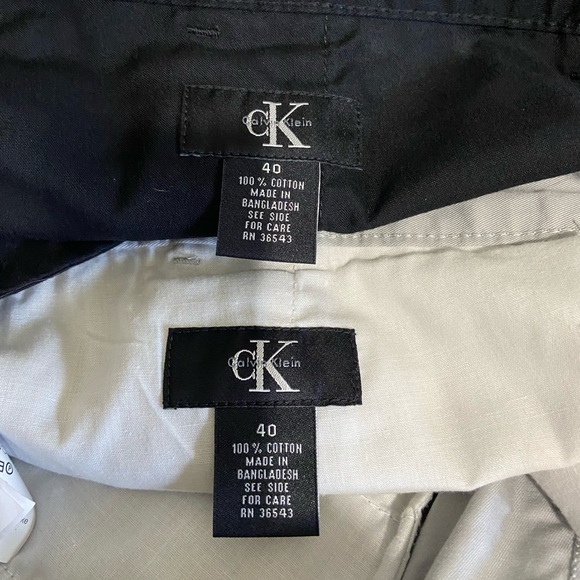 Calvin Klein Mens Golf Shorts set of 2 Size 40 - Picture 2 of 4